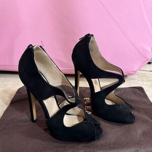 Pleaser heels sz 6 black